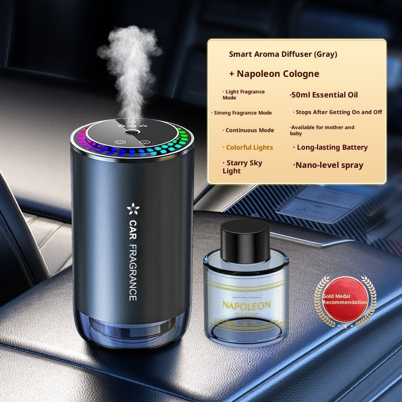 Car Automatic Spray Pickup Ambience Light Odor Removal Fragrance Machine